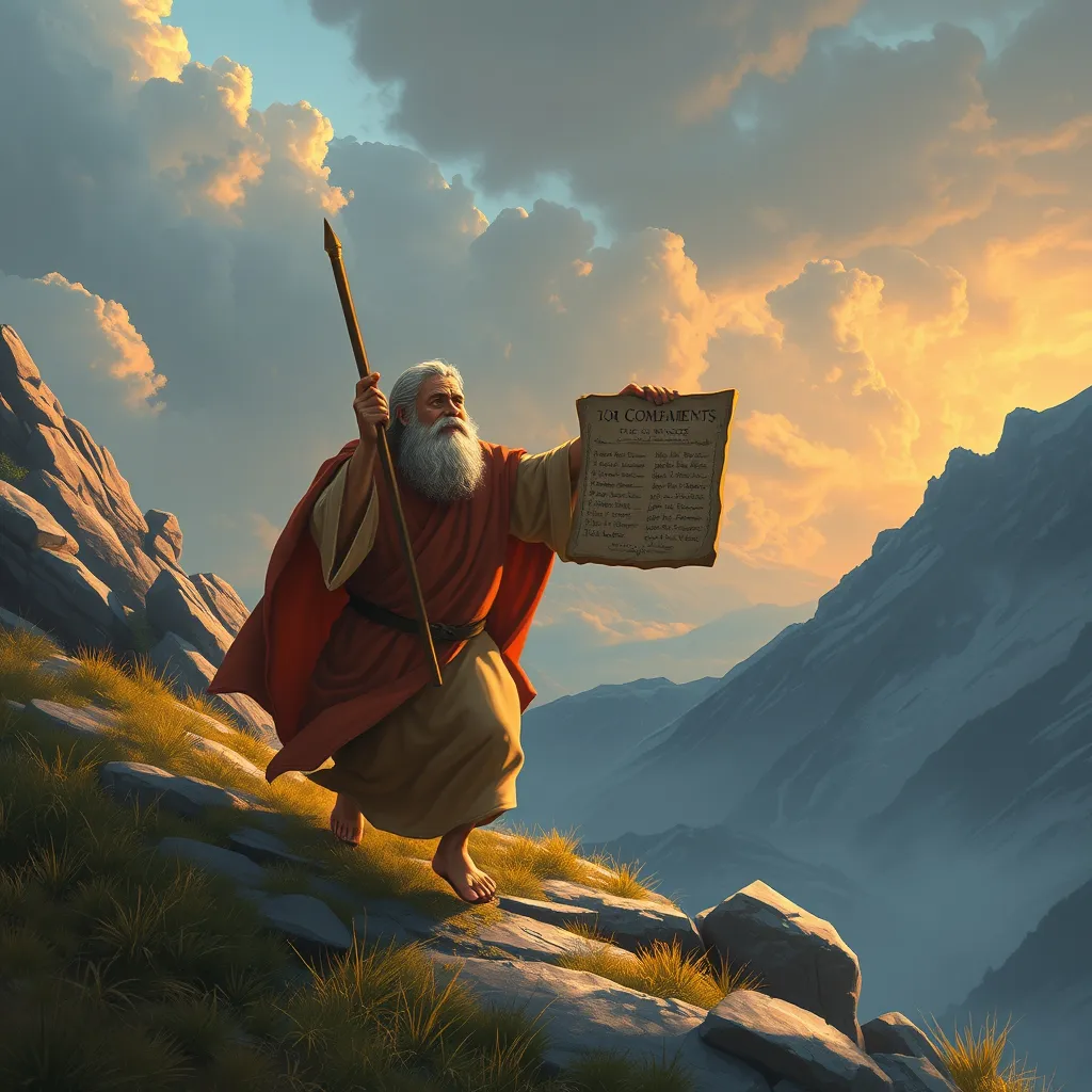Moses with the tablets of the Law